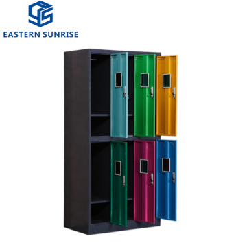 6 Door Metal Steel Storage Clothes Locker